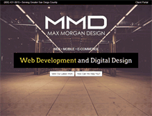 Tablet Screenshot of maxmorgandesign.com